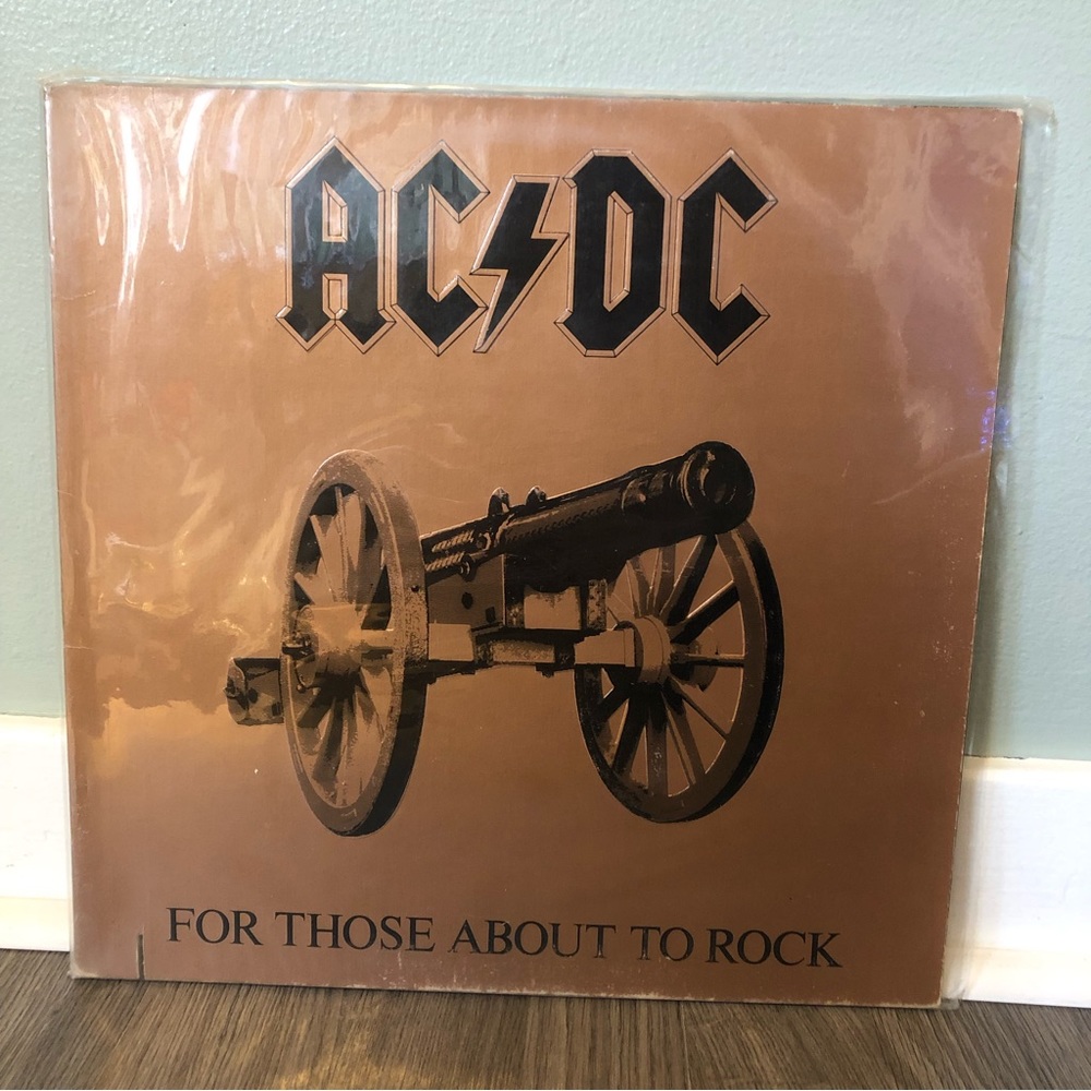 AC/DC For Those About To Rock Vinyl Record